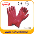 Anti-Oil Red Color PVC Coated Industrial Safety Hand Work Gloves (51206)